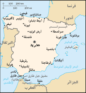 Map of Spain