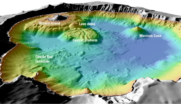ملف:Mazama bathymetry survey map.jpg