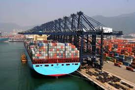 صورة من ميناء الإسكندرية للحاويات.