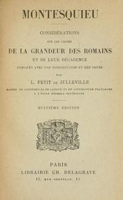 Considerations des Romains - Montesquieu.jpg