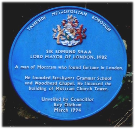 ملف:Blue Plaque Edmund Shaa.jpg