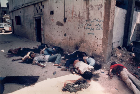 ملف:Massacre of palestinians in shatila.jpg