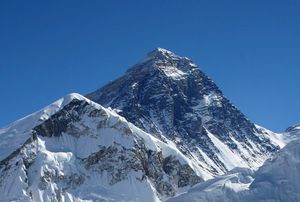The summit of Mount Everest is the highest point on Earth.
