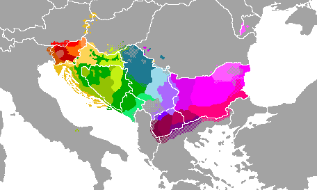 ملف:Dialectos de las lenguas eslavas meridionales (clasificación lingüística).png