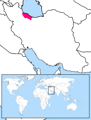 Gilaki Language Location Map.PNG