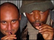 الأمير سعود بن عبد العزيز مع مساعهد بندر بن عبد العزيز