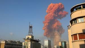 صورة لانفجار مرفأ بيروت أغسطس 2020.