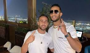 محمد رمضان ولاعب كرة القدم الإسرائيلي ضياء سبع