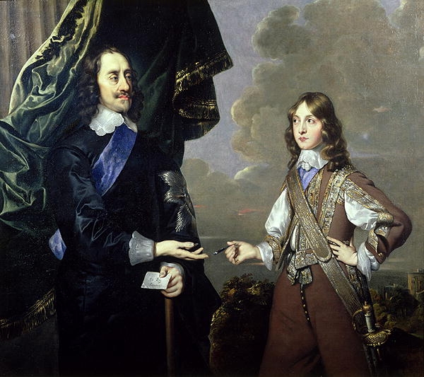 ملف:Charles I and young James II.jpg