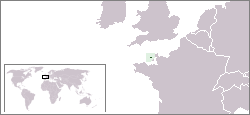 موقع جيرنزي Guernsey