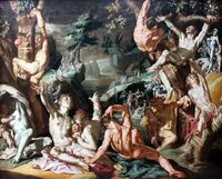 The Deluge, 1595, 148 x 184.6 cm