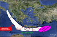 منطاطق التنقيب عن الهيدروكربون. 1 جنوب غرب جزيرة گاڤدوس. <ref>{{Cite web