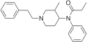 Chemical structure of 3-Methylfentanyl.