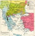 1898 ethnic composition of the Balkans according to a French source