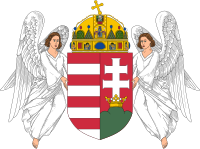 Coat of arms of Hungary (1915-1918, 1919-1946; angels).svg