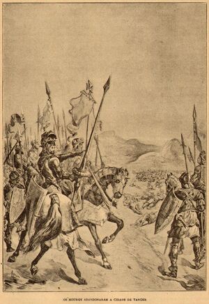 The Moors leaving the city of Tangier - História de Portugal, popular e ilustrada.jpg