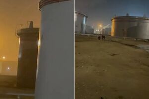 من حرائق مصفاة الزاوية 15 ديسمبر 1.jpg