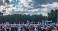 Rally in support of Tsikhanoŭskaya, 30 July