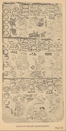 Reproduction of page of Troano Manuscript