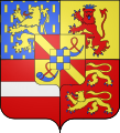 Coat of arms of William the Silent as Prince of Orange until 1582 and his eldest son Philip William[36]