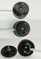 Soviet round plug, 6 A 250 V AC, thermoset plastic, half height