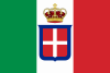 Flag of Italy (1861-1946) crowned.svg
