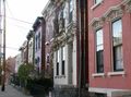 19th century Italianate houses with corbel brackets under the eaves in Covington, Kentucky