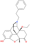 Chemical structure of N-Phenethyl-14-ethoxymetopon.
