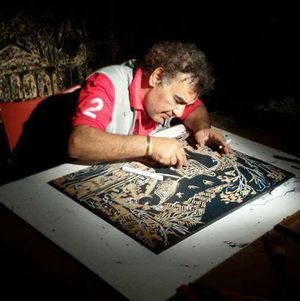 الفنان التشكيلي وحيد البلقاسي.jpg