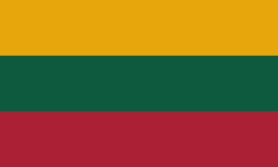The flag of Lithuania (1918). The green represents the beauty of nature, freedom and hope.