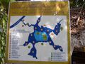 Tourist board at Chini Lake