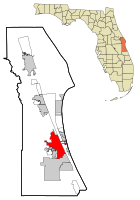 Location in Brevard County and the state of Florida