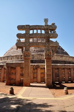 East Gateway - Stupa 1 - Sanchi Hill 2013-02-21 4398.JPG