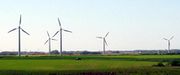 Wind turbines near Vendsyssel, Denmark (2004)