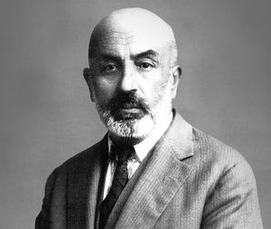 A photo of Mehmet Akif Ersoy from the 1930s