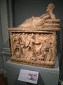 Etruscan Cinerary Urn, mid-2nd century BC, terracotta - Worcester Art Museum