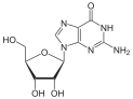 البنية الكيميائية للگوانوسين