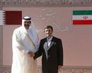 محمود أحمدي نجاد في زيارة للدوحة، سبتمبر 2010.