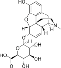 Chemical structure of Morphine 6-glucuronide.