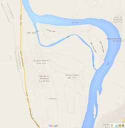 موقع بنبان، مقابل إدفو وكوم أمبو، في مركز دراو، محافظة أسوان.