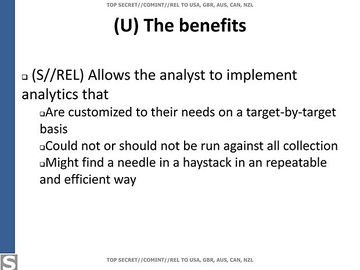 Benefits of contact graph analysis.