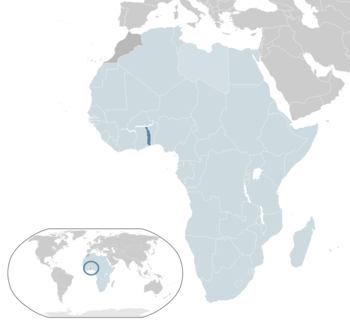 موقع توگو في الاتحاد الأفريقي