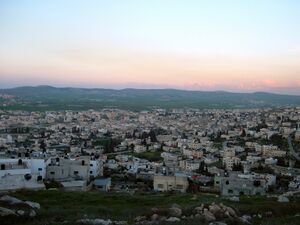 منظر واسع لمدينة جنين