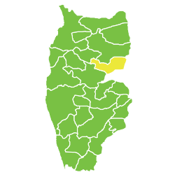 موقع ناحية برمانة المشايخ في محافظة طرطوس.