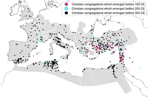 this is an actual map showing how congregations did form and it looks like the graphic representation of the modular network