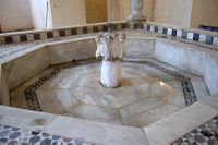 Fountain in the Ibrahim Sirag el-Din hammam, Samannūd, Egypt