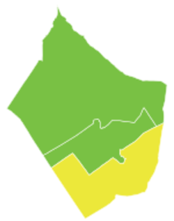 موقع منطقة البوكمال في محافظة دير الزور