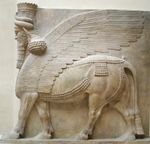 أحد منحوتات بلاد الرافدين