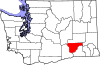 State map highlighting Franklin County