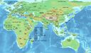 Map of the Eastern Hemisphere 1200 CE